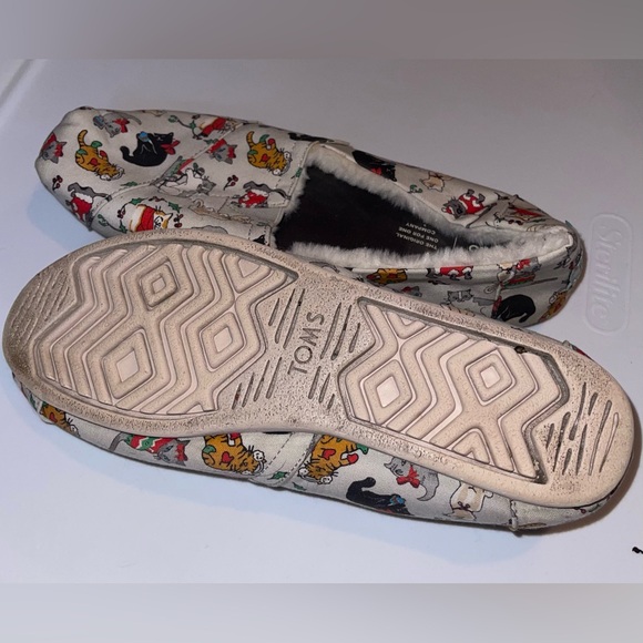 Christmas Cats Toms Women’s 10 - Picture 4 of 5